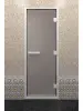 Дверь для хамама DoorWood 700мм х 1900мм, c порогом, белое матовое